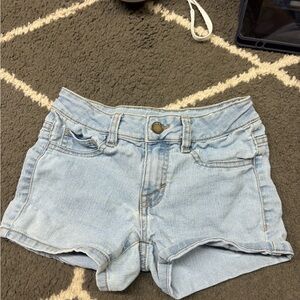 Route 66 Blue Jean Shorts Classic Summer Style